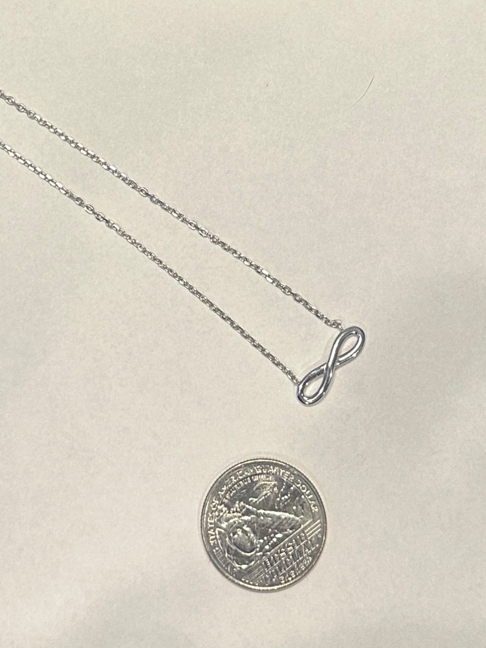 Women's 925 sterling silver Necklace Infinity Symbol minimalist
